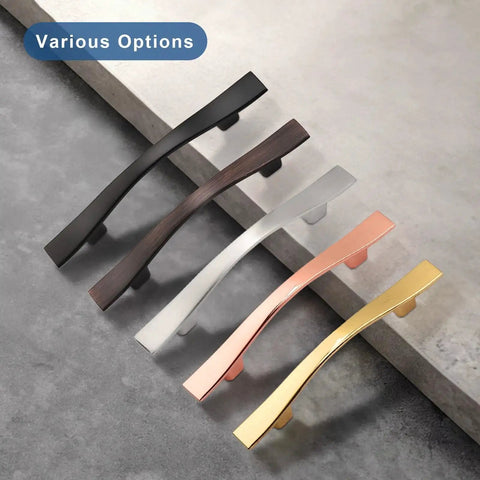 5 assorted cabinet handles option; not the 10 Pack 3 Inch Hole Center Cabinet Handles Oil Rubbed Bronze Bridge Design Zinc Alloy Drawer Pulls.