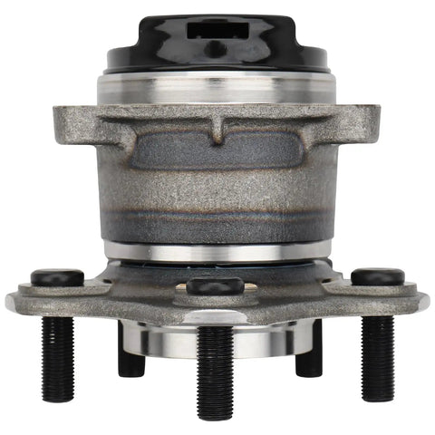 Front view of Pair Rear Wheel Hub And Bearing Assembly With ABS For Nissan Rogue 2008 To 2013 And Rogue Select 2014 To 2015 FWD 5 Lug.