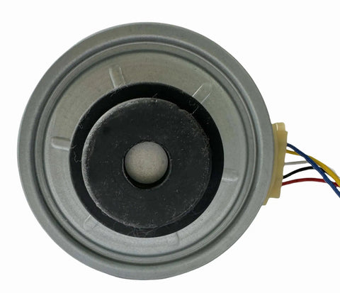 Front view of DC Brushless Inverter Air Conditioner Motor Replacement Fan For WZDK30-38G RD-310-30-8T, showing fan hub and wires.