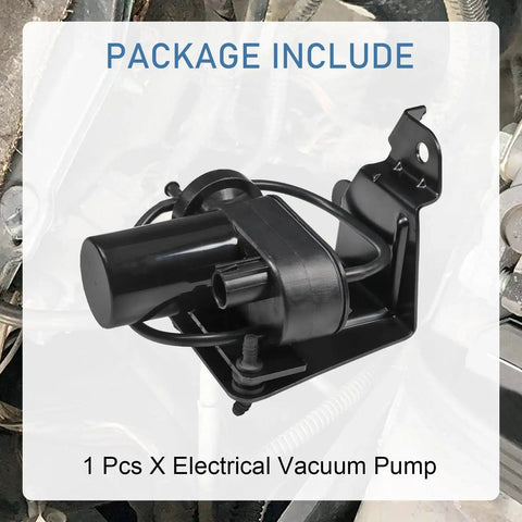 Electric Vacuum Pump Replacement For Ford F Series And Dodge Ram Trucks 1999 To 2010, black component on tabletop