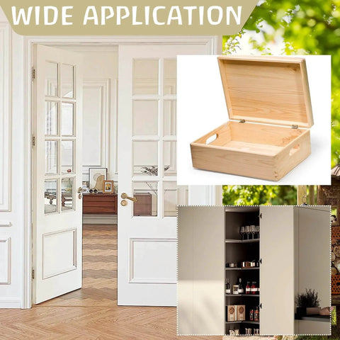 24 Pack 2.5 Inch Black Door Hinges Ball Bearing Butt Hinges For Cabinets Windows And Outdoor Use Installed on Doors and Cabinets