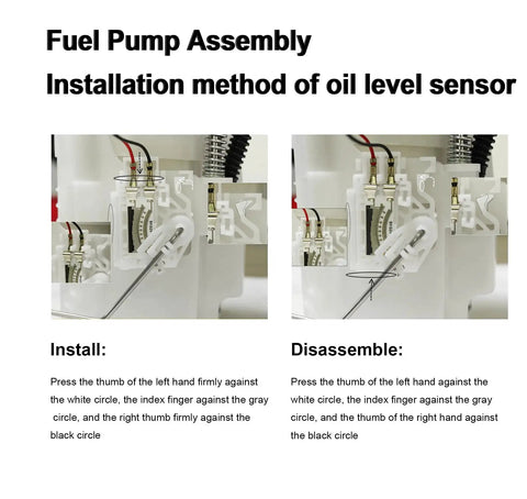 Installation and disassembly guide for oil level sensor of Electric Fuel Pump Assembly For 1996 2000 Honda Civic 1.6L