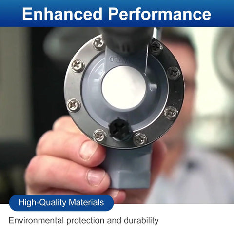 Niahm sprinkler diaphragm replacement assembly for Irritrol 205 series valve; gray plastic body, metal flange, screws