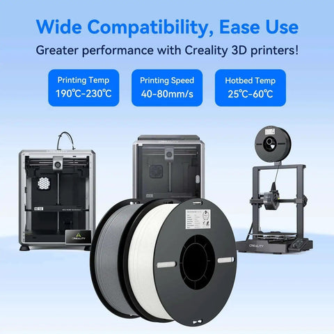 1.75mm PLA Filament Bundle 2kg For 3D Printing Ultra Precise Plus Minus 0.02mm Dimensional Accuracy No Tangling Strong Bonding Smooth Flow