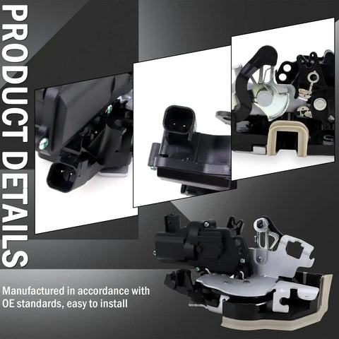 Close-up of Rear Left Driver Side Door Latch Lock Actuator For Ford F150 F250 F350 F450 F550 Super Duty 2017 2022