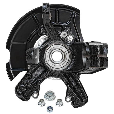 Front 2 Piece Steering Knuckles With Wheel Hub Bearing Assembly For Volkswagen Beetle Golf Jetta Replacement Kit close-up view