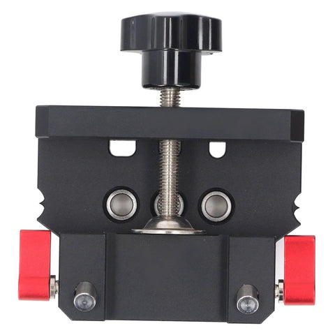 Front view of Pro Grade Self Centering Doweling Jig Kit With 6Mm 8Mm 10Mm Drill Bits Aluminum Alloy Portable Wood Dowel Punch Locator.