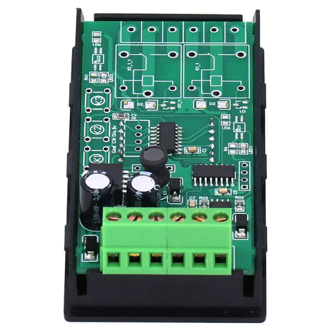 4 Digit LED 7 Segment Display With Modbus RTU Over RS485 Serial Port for PLCs, 5 to 36V DC Input circuit board close-up