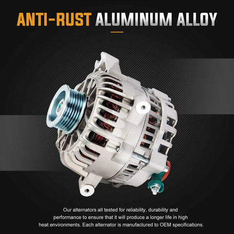 Alternator Replacement For F150 4.6L 5.4L 2004 To 2008 Not For SVT Lighting Heritage 2004 4.6L 5.4L Expedition 5.4L 2005 To 2006