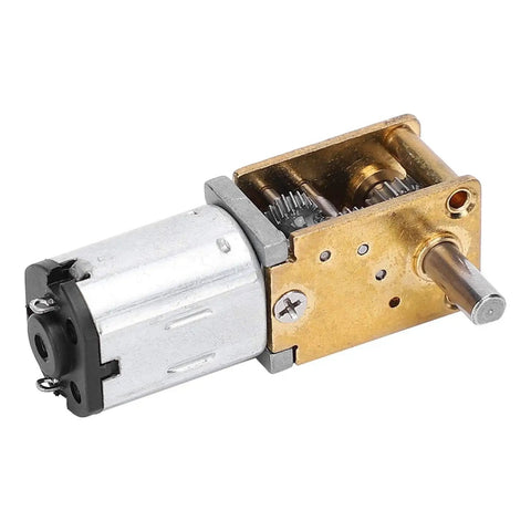 Compact Mini Reducer Motor With Metal Gear And Micro Worm Gear Reducer High Precision DC Gear Motor For Robotics Cameras Smart Locks Tiny