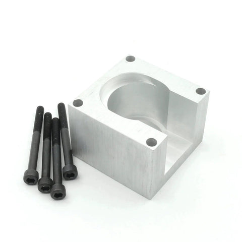 Three Piece Nema 23 Stepper Motor Mounting Bracket Aluminum Base Plate Set With 12 Screws For Easy Mounting On CNC Routers
