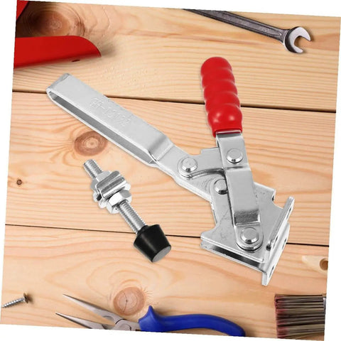 Two Pack Welding Toggle Clamps Fixed Clamp For Woodworking Jigs And Holding Fixtures, Portable And Durable Countertop Welding Accessory