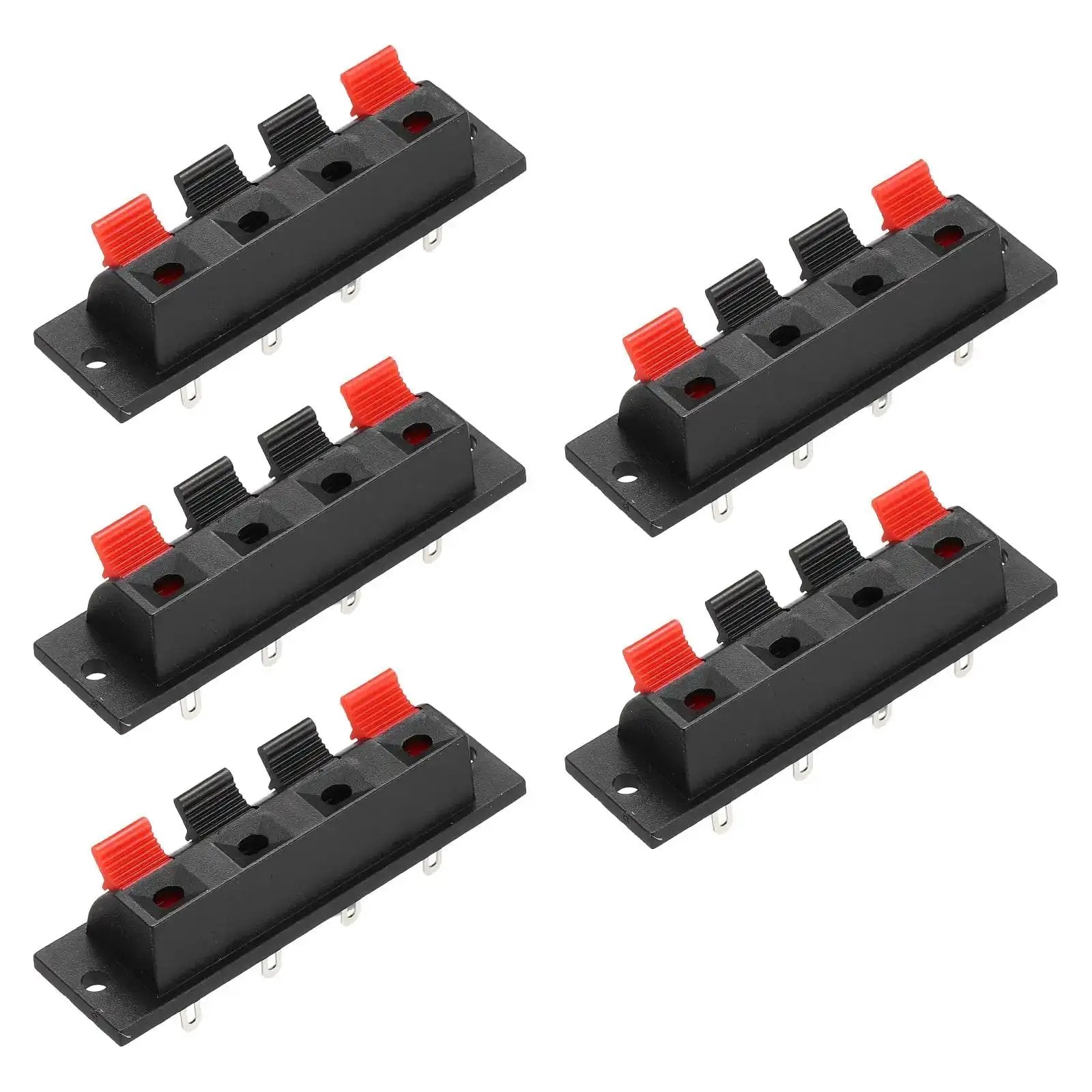 Four Way Spring Terminal Clip Push Release Connector P...