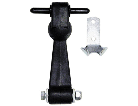 6 Inch Heavy Duty Rubber Hood Catch With Bumper Includes Brackets And Pin, weather-resistant latch for securing compartments