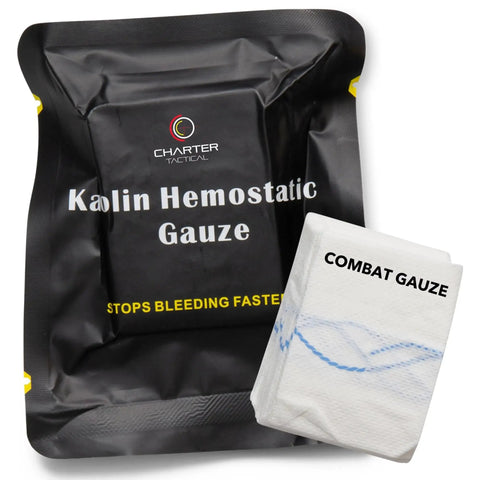 Advanced Quick Clot Combat Gauze For Fast Bleed Stop And Wound Packing 3 Inch By 12.5 Foot Z Fold Hemostatic Gauze Kaolin Technology