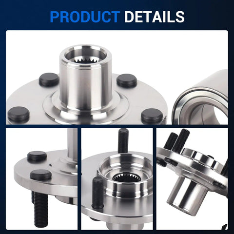Bolt On Front Wheel Hub Bearing Assembly 518516 For Nissan Altima 2002 To 2006 3 5L V6 Maxima 2000 To 2008 Infiniti I30