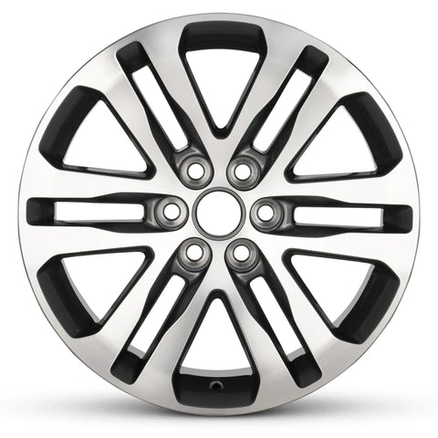 18 Inch Machined Gray Alloy OEM Rim For 2015 2020 Canyon Road Ready SUV Wheel Genuine OEM Replacement Fits TPMS Lug Nuts Valves And Winter Tires Easy Install
