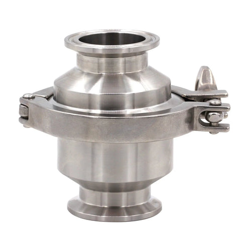 Sanitary check valve, 1.5-inch tri-clamp, stainless steel 304, one-way flow