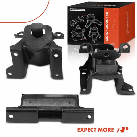 3 Piece Motor Mount Set With Transmission Mounts For Chevy And GMC Trucks Including Suburban 2500, Silverado 3500