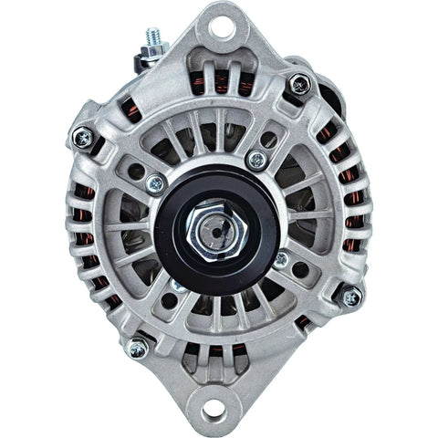 Front view of 12V 100A Replacement Alternator For Mazda RX7 1993 1994 1995 With Internal Regulator High Output Auto Electrical Part