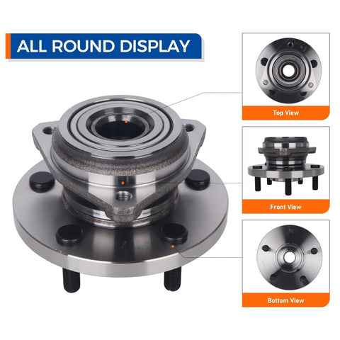Front Wheel Hub Bearing Assembly Direct Fit For Jeep Grand Cherokee 1999 2000 2001 2002 2003 2004 All Models 5 Lug