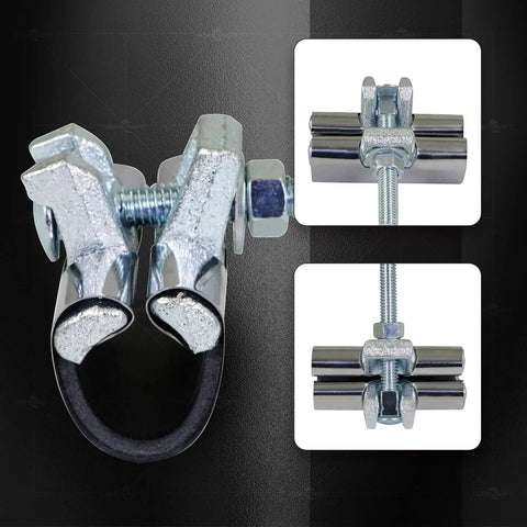 Heavy Duty Three Quarter Inch IPS Pipe Repair Clamp With Single Bolt Three Inch Length Stainless Steel 304 Rust Resistant Five Pack