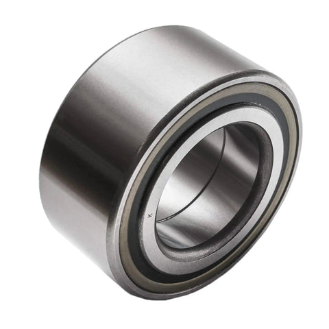 Close-up of a single Front Wheel Bearing Assembly from 2 Pack For Hyundai Azera Santa Fe Sonata Tucson XG350 Kia Magentis Rondo Optima Sportage Dodge Stealth Mitsubishi 3000GT Diamante, Heavy Duty Replacement With Easy Install And Plug And Play Ready To Roll