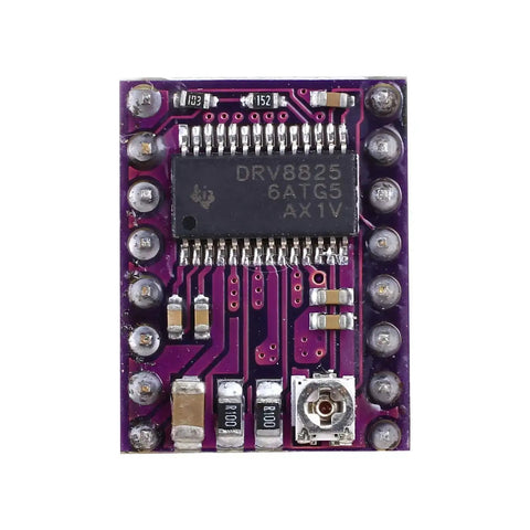 DRV8825 Stepper Driver Module With Heatsink For RAMPS 1.4 electronic board close-up