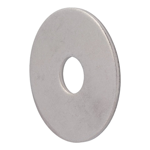3/8 in stainless Fender washer, 1-1/4 in outside diameter, 304 stainless steel