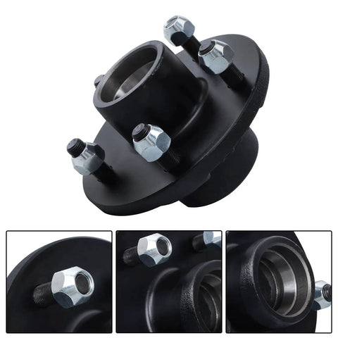 Trailer Hub Kit 5 On 4.75 Inch For 3500 Lb Axles 84 Spindle With Trailer Bearing Kit Pack Of 2 Sets Includes 4 Pieces Per Set Replacement