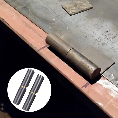 Heavy Duty Weldable Barrel Hinges Set Of 10 Two And One Half Inch Long Three Eighths Inch Diameter Weld On Detachable Gate Door Hinge