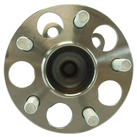 Front view of Rear Wheel Bearing And Hub Assembly For Toyota Prius 2010 2015 And Prius Plug In 2012 2015 Direct Fit Replacement For A Smooth Ride And Easy Install No Fuss