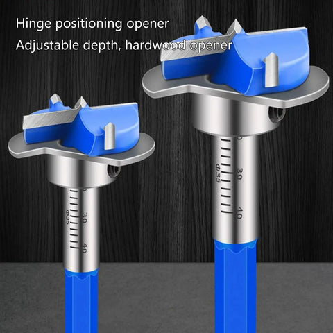 Hinge Boring Bit For 35mm Hinges With Adjustable Depth Woodworking Drill Bit For Furniture Doors And Cabinets Pro Grade