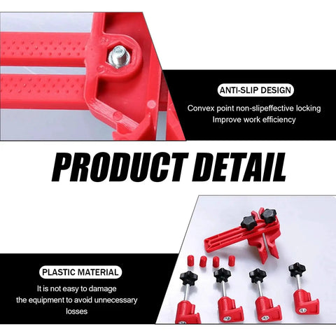 icykale 9-piece red camshaft timing tool kit with dual cam clamps for car engine timing