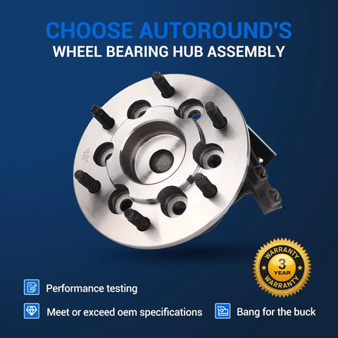 Front Right Wheel Hub And Bearing Assembly For 2004-2008 Chevy Colorado, GMC Canyon, Isuzu I-280 I-290 I-370 With 6 Lug ABS