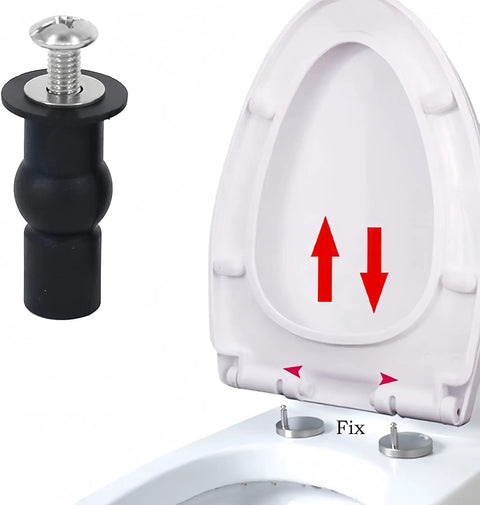 2 Pièces Abattant Wc De Toilettes À Charnière Fixations, Charnières À Dégagement Rapide, Charniere Abattant Wc Fixations à Prix