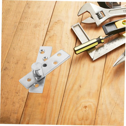 360 Degree Rotation Pivot Hinge Set 2 Pairs Heavy Duty Stainless Steel Concealed Door Hinge for Hidden Doors and Bookcases