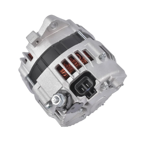 110 Amp Alternator Replacement For Nissan Rogue 2008-2012 And X-Trail 2005-2006 2.5L L4, front-right view, OEM-grade quality
