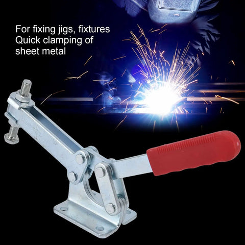 Heavy Duty Toggle Clamp 630kg Holding Horizontal Quick Release Hold Down Clamp For Woodworking Jigs And Fixtures Welding