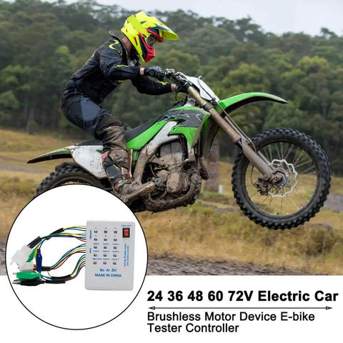 Brushless Motor And Controller Tester For E Bikes And Electric Scooters 24V 36V 48V 60V 72V Quick Coil And Phase Sequence Check ABC Or Abc