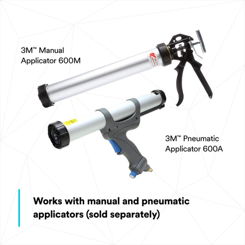 3M Manual and Pneumatic Applicators for Polyurethane Adhesive Sealant 560 White 310 mL Cartridge