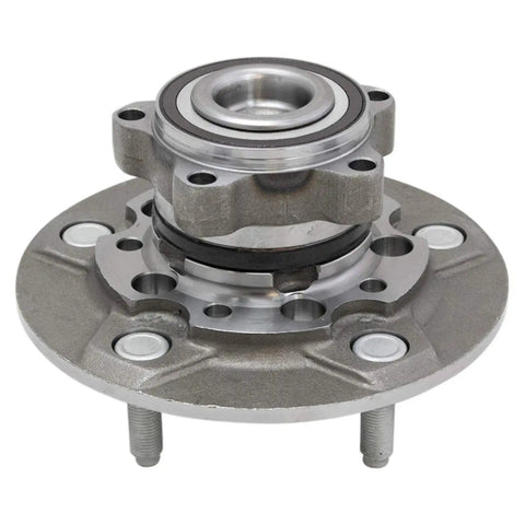 2 Piece Front Wheel Bearing And Hub Assembly Set With ABS Sensor For 2015 Through 2019 Transit 150 250 350 And 350 HD Driver Side And Passenger Side Direct Fit Replacement For Easy Install And Ready To Roll Reliability.