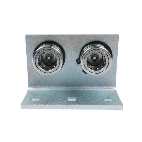 Front view of Half Inch NPT Silver Plated Ag Push Pull Hydraulic Quick Release Coupler With Breakaway Mount Bracket Model TL39 B.