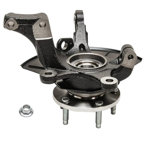 2 Front Steering Knuckles And Wheel Bearing Hubs Heavy Duty Replacement Kit For Ford Escape Mazda Tribute Mercury Mariner