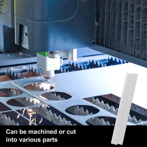 Laser cutter machining Two Pack 304 Stainless Steel Strips 12 Inch By 1 Inch By 0.022 Inch Thick Nonmagnetic Shim Plates
