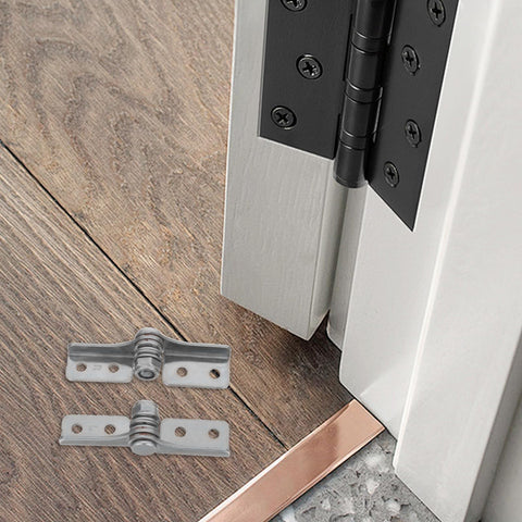 Stainless Steel Torque Hinge Set With Damping For Doors Cabinets And Windows 0.8 Nm Positioning Hinge shown on wooden floor