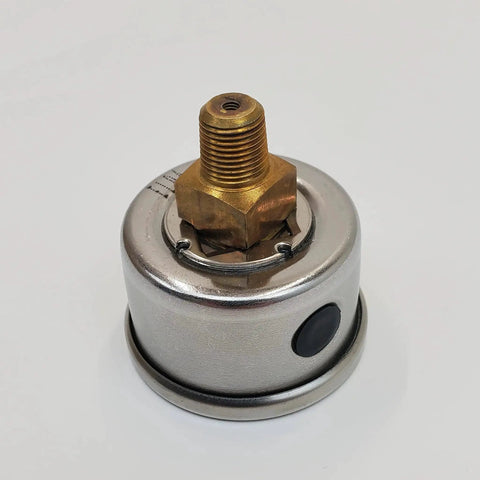 60 Psi Oil Pressure Gauge With Adapter Fitting For 1970 And Later Harley Big Twin Shovelhead Evolution Softail Touring