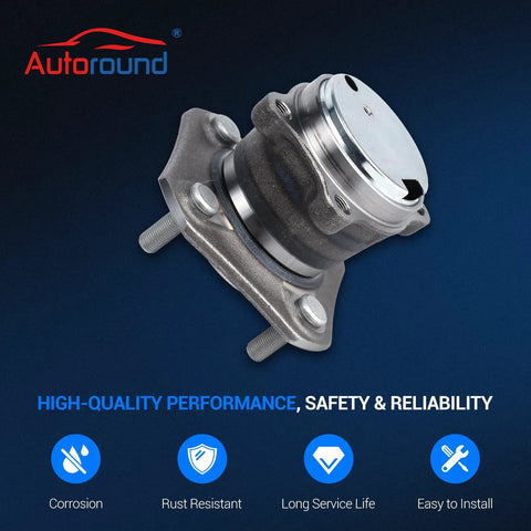 Beefed Up Rear Wheel Hub And Bearing Assembly Replacement For 2007 To 2012 Nissan Sentra With Four Lugs And ABS 512384