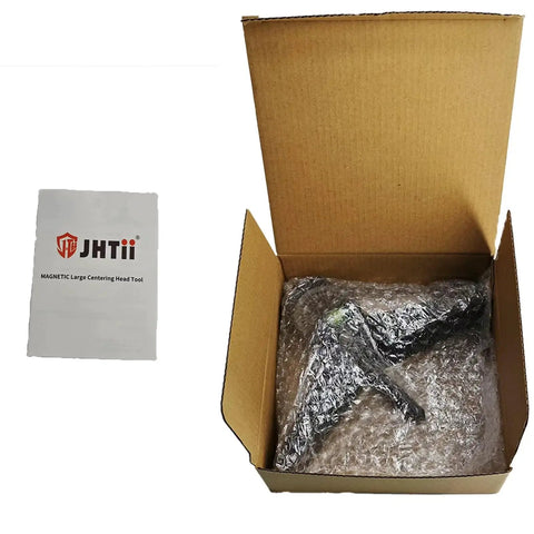Magnetic Centering Head for Pipes With Y Shape Design and Adjustable Dial Bubble Protractor, Pipefitter Tool in packaging
