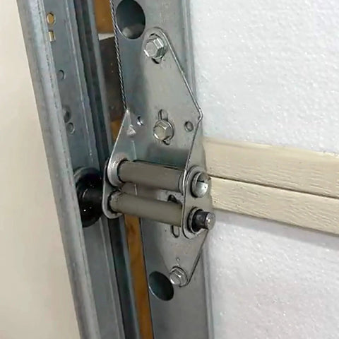 Installed 2 Pack Garage Door Hinges With Galvanized Finish Heavy Duty 14 Gauge Steel For Residential And Light Commercial Replacement